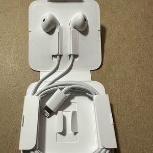 Apple EarPods .Built in remote to control.music,phone call & volume.